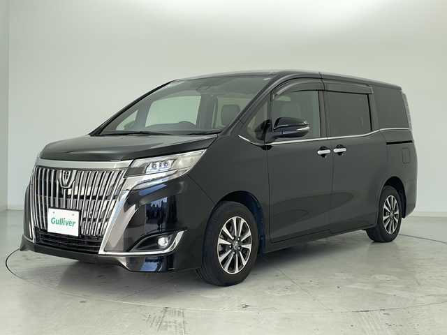 トヨタ エスクァイア Gi 宮城県 2019(平31)年 5.4万km ブラック Toyota Safety Sense 	/・プリクラッシュセーフティ	/・レーンディパーチャーアラート	/・オートマチックハイビーム/クルーズコントロール/純正9型ナビ/・BT.SD.CD.DVD/フルセグTV/バックカメラ/両側パワースライドドア	/レザーシート/前席シートヒーター/純正ドライブレコーダー（F）/ビルトインETC2.0/ウッドコンビステアリング	/ステアリングスイッチ/LEDヘッドライト/LEDフォグランプ/フロアマット/純正15inAW/ロールサンシェード/シートバックテーブル