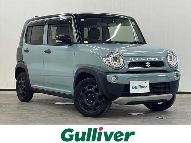 スズキ ハスラー タフワイルド 長崎県 2019(令1)年 6.6万km オフブルーメタリック/ブラック 2トーン ワンオーナー/純正メモリナビ/（Bluetooth/フルセグ/CD/DVD）/ETC/バックカメラ/前後ドライブレコーダー/シートヒーター/デュアルカメラブレーキサポート/誤発進抑制機能/車線逸脱警報機能/盗難防止装置/ドアバイザー/オートライト/ウィンカーミラー/プッシュスタート/スマートキー/スペアキー１本/HIDヘッドライト/純正フロアマット/保証書/取扱説明書