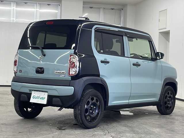 スズキ ハスラー タフワイルド 長崎県 2019(令1)年 6.6万km オフブルーメタリック/ブラック 2トーン ワンオーナー/純正メモリナビ/（Bluetooth/フルセグ/CD/DVD）/ETC/バックカメラ/前後ドライブレコーダー/シートヒーター/デュアルカメラブレーキサポート/誤発進抑制機能/車線逸脱警報機能/盗難防止装置/ドアバイザー/オートライト/ウィンカーミラー/プッシュスタート/スマートキー/スペアキー１本/HIDヘッドライト/純正フロアマット/保証書/取扱説明書
