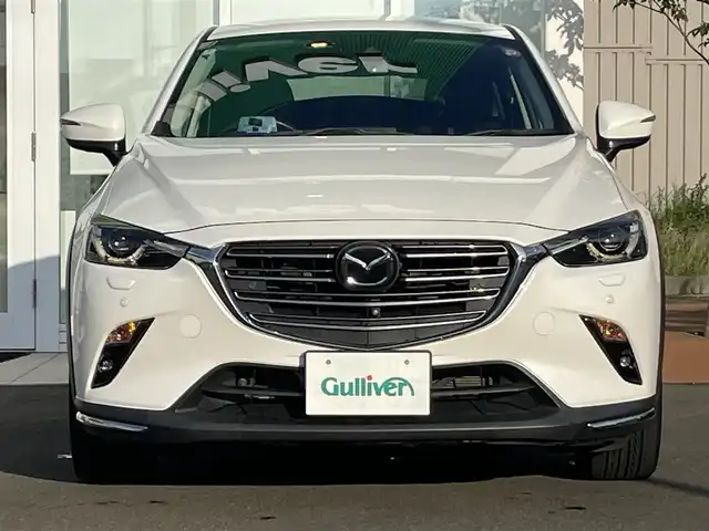 マツダ ＣＸ－３ XD エクスクルーシブモッズ 道央・札幌 2018(平30)年 4.8万km スノーフレイクホワイトパールマイカ 純正ナビ/・フルセグテレビ/・BT/・CD/DVD/・USB/・AUX/・ラジオ/前席シートヒーター/ステアリングヒーター/ステアリングスイッチ/オートライト/電動格納ミラー/アラウンドビューモニター/ヘッドアップディスプレイ/車線逸脱警報装置/横滑り防止装置/アイドリングストップ/コーナーセンサー