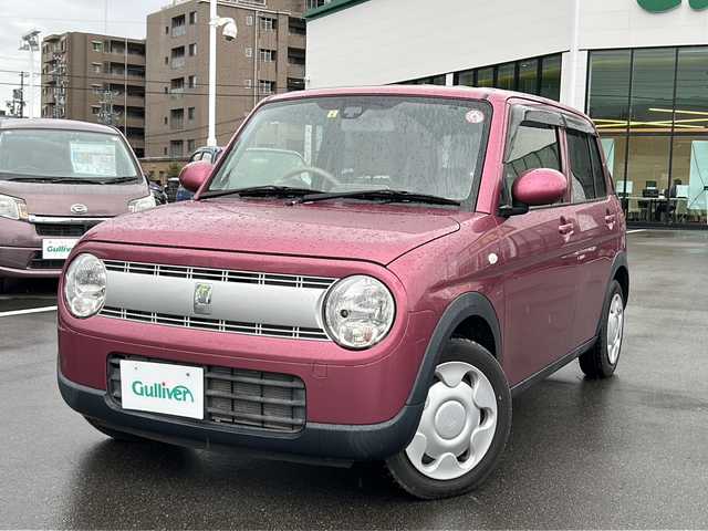 スズキ ラパン L 長野県 2016(平28)年 3.4万km カシスピンクパールメタリック 4WD/社外7インチSDナビ/【AVN-Z05i】/BluetoothAudio/フルセグTV/ビルトインETC/シートヒーター（D・N席）/ベンチシート/アイドリングストップ/横滑り防止装置/電動格納ミラー/スマートキー/プッシュスタート/純正フロアマット/純正ドアバイザー/Wエアバッグ