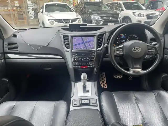 スバル レガシィ ツーリングワゴン 2．0GT DIT アイサイト 静岡県 2012(平24)年 11.1万km サテンホワイトパール ワンオーナー/サンルーフ/マッキントッシュ/純正メーカーナビ/DVD/CD/MSV/BT/バックカメラ/黒革シート/前席シートヒーター/前席パワーシート/運転席シートメモリー/衝突軽減ブレーキ/レーンキープアシスト/レーダークルーズコントロール/HIDヘッドライト/ETC/ステアリングスイッチ/純正18インチAW/保証書/取扱説明書/ナビ取扱説明書/H29/R3/R5点検記録簿有