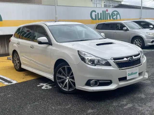 スバル レガシィ ツーリングワゴン 2．0GT DIT アイサイト 静岡県 2012(平24)年 11.1万km サテンホワイトパール ワンオーナー/サンルーフ/マッキントッシュ/純正メーカーナビ/DVD/CD/MSV/BT/バックカメラ/黒革シート/前席シートヒーター/前席パワーシート/運転席シートメモリー/衝突軽減ブレーキ/レーンキープアシスト/レーダークルーズコントロール/HIDヘッドライト/ETC/ステアリングスイッチ/純正18インチAW/保証書/取扱説明書/ナビ取扱説明書/H29/R3/R5点検記録簿有