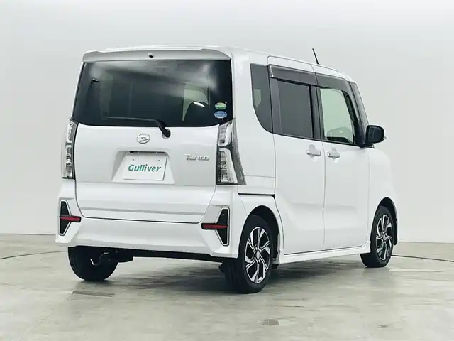 ダイハツ タント カスタム X セレクション 福島県 2020(令2)年 8万km シャイニングホワイトパール スマートアシスト/・衝突警報機能/衝突回避支援ブレーキ機能/・誤発進抑制制御機能（前方・後方）/・車線逸脱警報機能/・オートハイビーム/・先行車発進お知らせ機能/社外ドライブレコーダー/純正9インチナビ/・型番：NSZN-Y70DS/・フルセグ/CD/DVD/SD/BT/FM/AM/HDMI/・バックカメラ/・ビルトインETC/ステアリングスイッチ/LEDヘッドライト/・LEDフォグランプ/・オートライト/ハーフレザーシート/・D席ロングスライドシート/・前席シートヒーター/純正フロアマット/ドアバイザー/スマートキー/・プッシュスタート