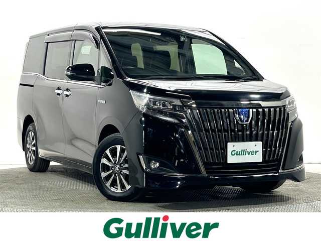 トヨタ エスクァイア ハイブリッド Gi プレミアムパッケージ ブラックテーラード 大阪府 2019(平31)年 2.2万km ブラック 純正10incナビ(フルセグ/DVD再生/Bluetooth) バックカメラ ETC 両側パワースライドドア ハーフレザー シートヒーター ハンドルヒーター 衝突軽減 クルコン トヨタセーフティセンス