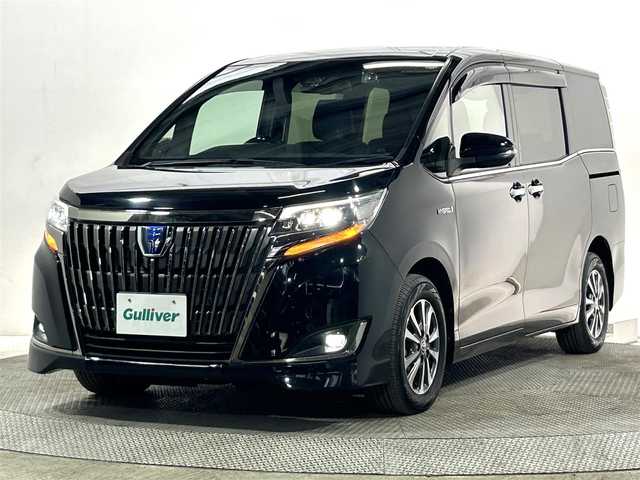 トヨタ エスクァイア ハイブリッド Gi プレミアムパッケージ ブラックテーラード 大阪府 2019(平31)年 2.2万km ブラック 純正10incナビ(フルセグ/DVD再生/Bluetooth) バックカメラ ETC 両側パワースライドドア ハーフレザー シートヒーター ハンドルヒーター 衝突軽減 クルコン トヨタセーフティセンス