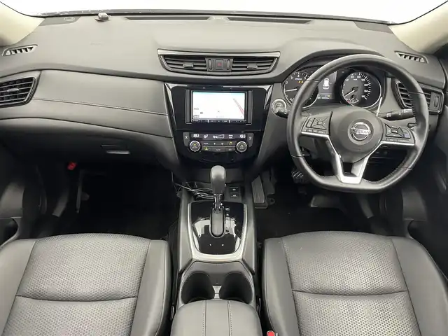 日産 エクストレイル 20Xi 富山県 2020(令2)年 4万km ブリリアントホワイトパール 4WD/社外ナビ（DVD bluetooth）/フルセグTV/HDMI端子/360度カメラ/前後コーナーセンサー/ETC/前後席シートヒーター /プロパイロット/エマージェンシーブレーキ/レーンキープ/ブラインドスポット/パワーバックドア（フットオープン可）/スマートキー＋プッシュスタート/LEDヘッドライト、フォグ/ルーフレール/デジタルインナーミラー/オートホールド /純正マット・バイザー
