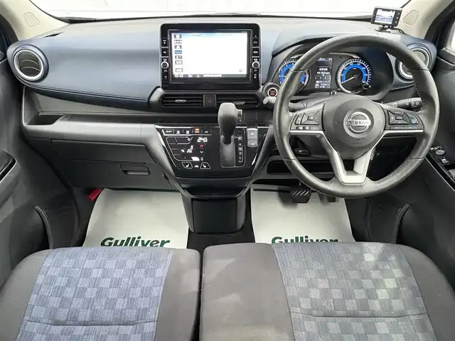 日産 デイズ HWS X プロパイロットED 岩手県 2019(平31)年 6.8万km オーシャンブルーP 禁煙車/4WD/全方位カメラ/プロパイロット/前席シートヒーター/純正9インチナビ/→フルセグTV/Bluetooth/CD/DVD/FM/AM/ステアリングスイッチ/バックカメラ/電子パーキング/オートブレーキホールド/コーナーセンサー/オートライト/LEDヘッドライト/フォグライト/〇プッシュスタート/〇電動格納ミラー/〇ウィンカーミラー/〇ドアバイザー/〇フロアマット/〇シガーソケット/〇スマートキー/レーダー探知機/スペアキー/前後ドライブレコーダー/冬タイヤ社外AW車載/→6mm×4本