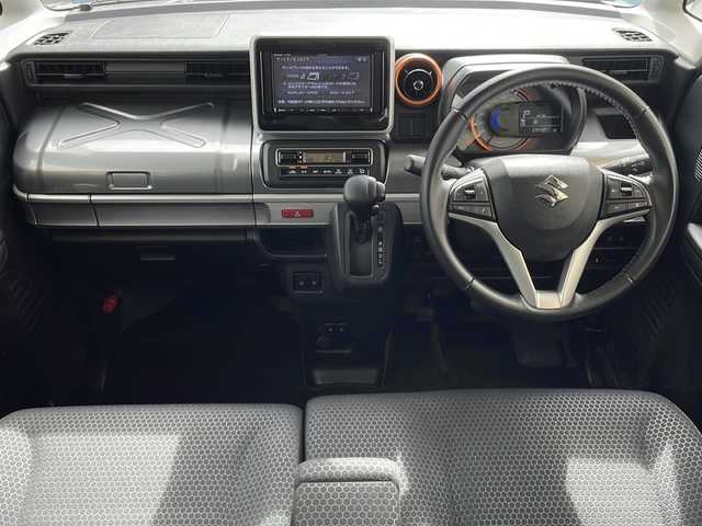 スズキ スペーシア ギア HYBRID XZ 大阪府 2021(令3)年 7万km デニムブルー ガンメタリック 2トーン 社外ナビ/ワンセグTV/Bluetoothオーディーオ/バックカメラ/両側パワースライドドア/衝突軽減システム/レーンアシスト/レーダークルーズコントロール/横滑り防止装置/スマートキー/プッシュスタート/ビルトインETC/フロントシートヒーター/スペアキー