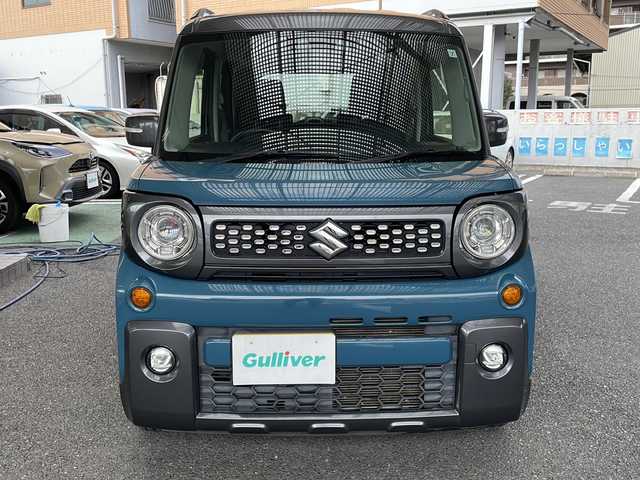 スズキ スペーシア ギア HYBRID XZ 大阪府 2021(令3)年 7万km デニムブルー ガンメタリック 2トーン 社外ナビ/ワンセグTV/Bluetoothオーディーオ/バックカメラ/両側パワースライドドア/衝突軽減システム/レーンアシスト/レーダークルーズコントロール/横滑り防止装置/スマートキー/プッシュスタート/ビルトインETC/フロントシートヒーター/スペアキー