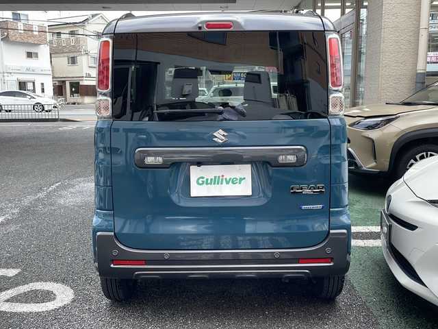スズキ スペーシア ギア HYBRID XZ 大阪府 2021(令3)年 7万km デニムブルー ガンメタリック 2トーン 社外ナビ/ワンセグTV/Bluetoothオーディーオ/バックカメラ/両側パワースライドドア/衝突軽減システム/レーンアシスト/レーダークルーズコントロール/横滑り防止装置/スマートキー/プッシュスタート/ビルトインETC/フロントシートヒーター/スペアキー