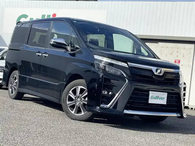 トヨタ ヴォクシー ZS 煌Ⅱ 福島県 2019(令1)年 5.1万km ブラック ワンオーナー/ＡＬＰＩＮＥ：ＳＤナビ/フルセグＴＶ/ＣＤ・ＤＶＤ/ＦＭ・ＡＭ/Ｂｌｕｅｔｏｏｔｈ/バックカメラ/両側パワースライドドア/レーンアシスト/クルーズコントロール/ＥＴＣ