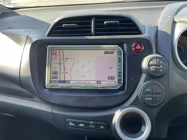 ホンダ フィット RS ハイウェイ エディション 千葉県 2009(平21)年 12.4万km クリスタルブラックパール 純正HDDナビ/　CD/フルセグTV/ビルトインETC/スマートキー/バックカメラ/電動格納ミラー/純正AW