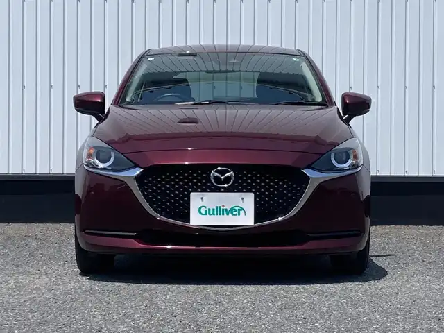 マツダ マツダ２ 15S スマートエディション 千葉県 2020(令2)年 1.4万km ディープクリムゾンマイカ 純正SDナビ/(フルセグTV/BT/CD/DVD/AM/FM)/全周囲カメラ/ブラインドスポットモニター/衝突被害軽減システム/車線逸脱警報/横滑り防止装置/ETC/アイドリングストップ/LEDヘッドライト/オートライト/ウィンカーミラー/電動格納ミラー/シートリフター/プッシュスタート/スマートキー/フロアマット/スペアキー/取扱説明書/保証書