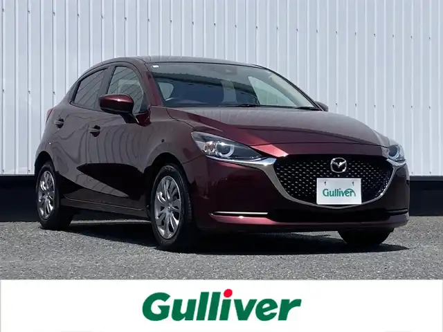 マツダ マツダ２ 15S スマートエディション 千葉県 2020(令2)年 1.4万km ディープクリムゾンマイカ 純正SDナビ/(フルセグTV/BT/CD/DVD/AM/FM)/全周囲カメラ/ブラインドスポットモニター/衝突被害軽減システム/車線逸脱警報/横滑り防止装置/ETC/アイドリングストップ/LEDヘッドライト/オートライト/ウィンカーミラー/電動格納ミラー/シートリフター/プッシュスタート/スマートキー/フロアマット/スペアキー/取扱説明書/保証書