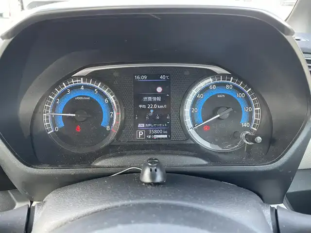 日産 ルークス X 滋賀県 2021(令3)年 3.6万km ホワイトパール 禁煙車/社外ナビ/ＣＤ／Ｂｌｕｅｔｏｏｔｈ/アラウンドビューモニター/ＥＴＣ/片側パワースライドドア/衝突軽減ブレーキ/プッシュスタート/スマートキー/後席サーキュレーター/オートライト
