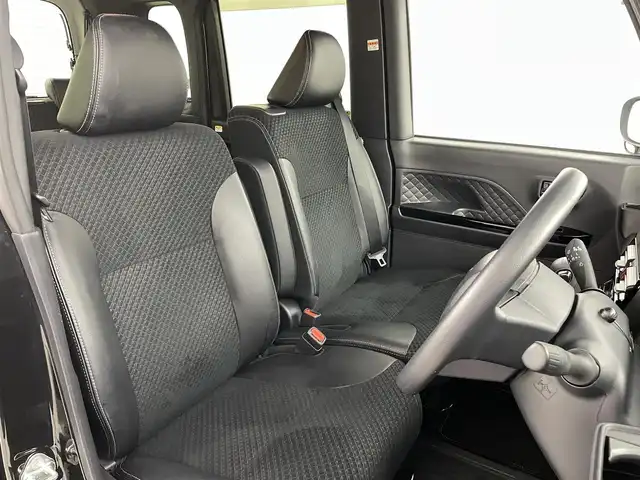 ダイハツ タント カスタム X 福島県 2021(令3)年 3.9万km ブラックマイカメタリック スマートアシスト/・衝突警報機能/・衝突回避ブレーキ機能/・ブレーキ制御付誤発進抑制機能/・車線逸脱警報機能/・先行車発進お知らせ機能/・標識認識機能/・オートハイビーム/純正メモリナビ/・型番：NMZK-W71D/・フルセグTV/BT/CD/DVD/・バックカメラ/・アラウンドビューモニター/・ETC/・ドライブレコーダー/両側パワースライドドア/コーナーセンサー/アイドリングストップ/ステアリングリモコン/ハーフレザーシート/・D+N席シートヒーター/プッシュスタート/・スマートキー/・スペアキー1本/電動格納ミラー/・ウィンカーミラー/純正フロアマット/純正14インチアルミ/ドアバイザー