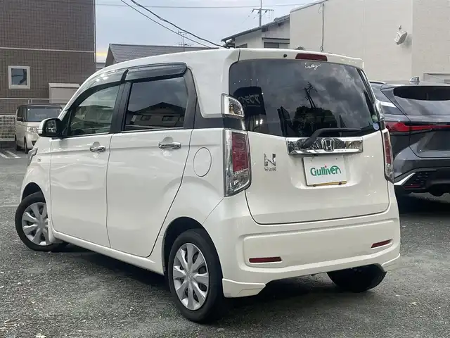 ホンダ Ｎ ＷＧＮ G SSパッケージ 熊本県 2017(平29)年 4.6万km プレミアムホワイトパールⅡ CTBA/プッシュスタート/純正ナビ/（CD・DVD・フルセグTV・BTオーディオ・SD）/バックカメラ/横滑り防止装置/純正フロアマット/純正ドアバイザー/スマートスペアキー×1本