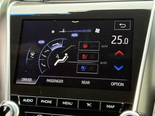 トヨタ クラウン ハイブリッド G－エグゼクティブ 香川県 2019(平31)年 7万km ホワイトパールクリスタルシャイン メーカーナビ/フルセグ/CD/DVV/Bluetooth/パノラミックビューモニター/モデリスタエアロ/純正18インチアルミ/クリアランスソナー/LEDヘッドライト/デジタルインナーミラー/黒革シート/全席シートヒーター/全席パワーシート/前席シートベンチレーション/全ドアイージークローザー/パーキングアシスト/オートハイビーム/レーダークルーズ/レーンキープアシスト/ビルトインETC