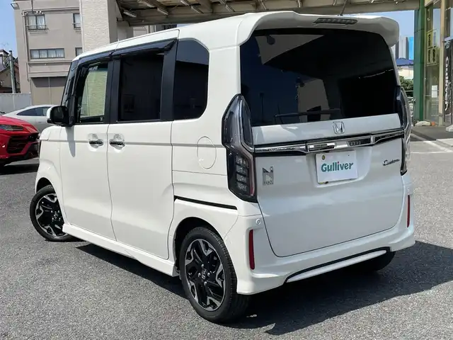 ホンダ Ｎ ＢＯＸ カスタム G L ターボ ホンダセンシング 石川県 2017(平29)年 8.8万km プレミアムホワイトパールⅡ 純正8インチSDナビ・地デジTV/純正CD/DVD/SD/MSV/BT/USB/バックモニター/ETC/ハーフレザーシート/両側パワースライドドア/ホンダセンシング/レーダークルーズコントロール/衝突軽減ブレーキ/車線逸脱警報/純正15インチAW/LEDライト/LEDフォグ/純正ドライブレコーダー/パドルシフト/プッシュスタート/スマートキー×2/H29/30/R1/2/4年ディーラー整備記録/保証書・取説あり