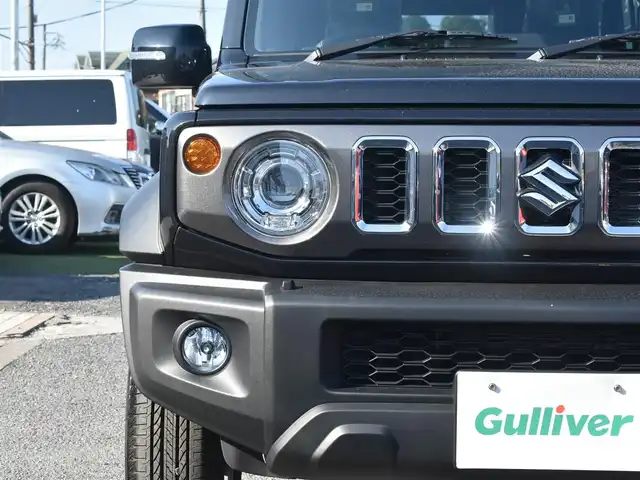 スズキ ジムニー ノマド FC 神奈川県 2025(令7)年 0.1千km 黒 ワンオーナー/セーフティサポート（予防安全技術）/：デュアルブレーキサポート/：誤発進抑制機能/：後退時ブレーキサポート/：後方誤発進抑制機能/：車線逸脱警報機能/：ハイビームアシスト/：アダプティブクルーズコントロール/：標識認識機能/：ふらつき警報機能/：先行車発進お知らせ機能/純正15インチアルミホイール/シートヒーター（前席）/純正LEDヘッドライト/：フロントフォグライト/：ヘッドランプウォッシャー