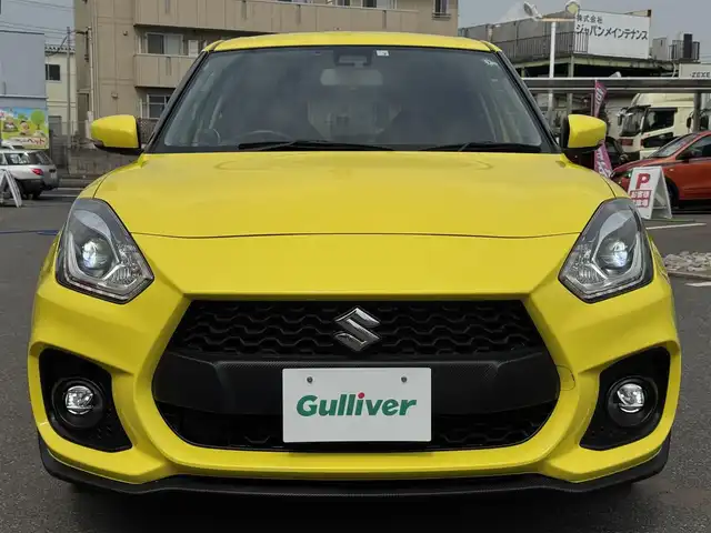 スズキ スイフト スポーツ セーフティPKG 千葉県 2018(平30)年 4万km チャンピオンイエロー ワンオーナー/6速MT/セーフティパッケージ/デュアルセンサーブレーキサポート/誤発信抑制機能/車線逸脱抑制機能/ふらつき警報/先行者発進お知らせ機能/レーダークルーズコントロール/純正8型ナビ/フルセグTV/Bluetooth/ビルトインETC/スポーツ専用バケットシート/シートヒーター/純正フロアマット/カーボンエアロ/純正17インチAW/オートライト