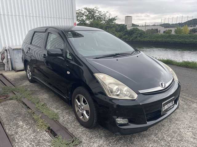 トヨタ ウィッシュ X エアロスポーツパッケージ 和歌山県 2007(平19)年 7.3万km 黒 3列シート/HDDナビ/バックカメラ/MTモード付AT/オートライト/ドアバイザー/スペアキー/ETC