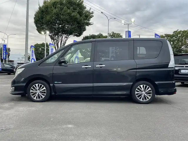 日産 セレナ HWS S HV Vセレ +Sefty 宮城県 2015(平27)年 9.7万km ダイヤモンドブラック (株)IDOMが運営する【じしゃロン仙台店】の自社ローン専用車両になりますこちらは現金またはオートローンご利用時の価格です。自社ローンご希望の方は別途その旨お申付け下さい/両側パワスラ/SDナビ/クルコン/バックカメラ/レーンキープアシスト/ETC
