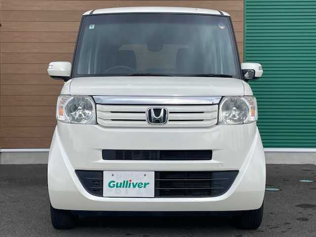 ホンダ Ｎ ＢＯＸ G Lパッケージ 静岡県 2014(平26)年 10.8万km プレミアムホワイトパール ワンオーナー/純正メモリナビ/AM/FM/CD/DVD/BT/フルセグ/バックカメラ/左側パワースライドドア/純正フロアマット/プッシュスタート/スマートキー/ETC/オートライト/キセノンライト