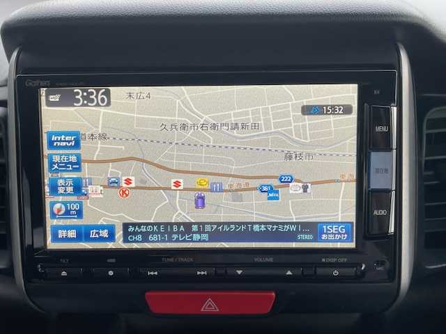 ホンダ Ｎ ＢＯＸ G Lパッケージ 静岡県 2014(平26)年 10.8万km プレミアムホワイトパール ワンオーナー/純正メモリナビ/AM/FM/CD/DVD/BT/フルセグ/バックカメラ/左側パワースライドドア/純正フロアマット/プッシュスタート/スマートキー/ETC/オートライト/キセノンライト