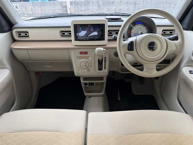 スズキ ラパン X 兵庫県 2021(令3)年 5.6万km アーバンブラウンパールメタリック 社外ナビ(AVN-R10)/(CD/BT/SD)/フルセグTV/バックカメラ/ETC/衝突軽減ブレーキ/コーナーセンサー/前後ドライブレコーダー/前席シートヒーター/HIDヘッドライト/オートライト/ステアリングリモコン/革巻ステアリング/スマートキー/電動格納ミラー/ドアバイザー/社外フロアマット