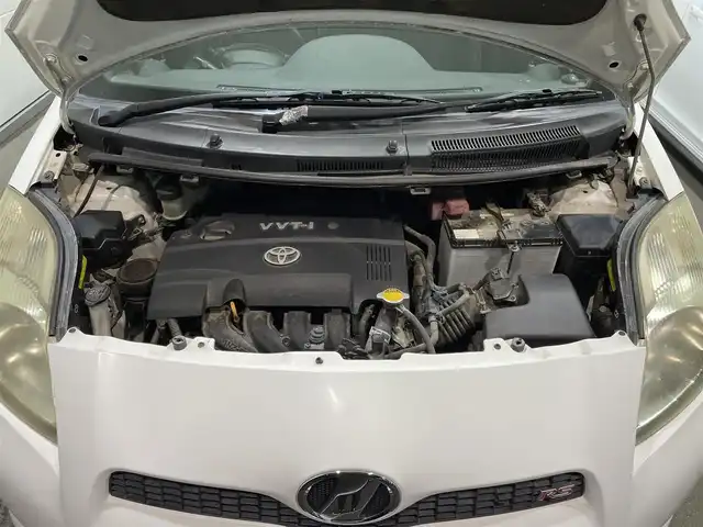 トヨタ ヴィッツ RS 福島県 2008(平20)年 9.4万km ホワイト 純正HDDナビ/CD/DVD/BT/SD/フルセグTV/社外車高調ローダウン/パドルシフト/キセノンライト/フォグライト/プッシュスタート/ドアバイザー/フロアマット