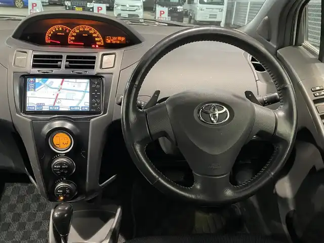 トヨタ ヴィッツ RS 福島県 2008(平20)年 9.4万km ホワイト 純正HDDナビ/CD/DVD/BT/SD/フルセグTV/社外車高調ローダウン/パドルシフト/キセノンライト/フォグライト/プッシュスタート/ドアバイザー/フロアマット