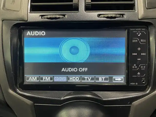 トヨタ ヴィッツ RS 福島県 2008(平20)年 9.4万km ホワイト 純正HDDナビ/CD/DVD/BT/SD/フルセグTV/社外車高調ローダウン/パドルシフト/キセノンライト/フォグライト/プッシュスタート/ドアバイザー/フロアマット