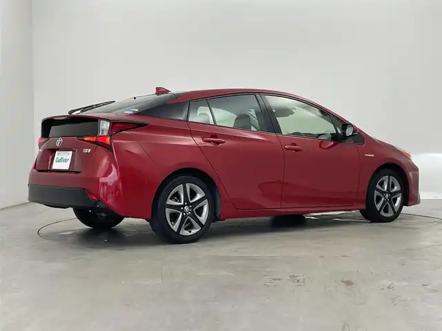 トヨタ プリウス Sツーリングセレクション 埼玉県 2019(平31)年 5.5万km エモーショナルレッドⅡ 純正9インチナビ バックカメラ セーフティセンス レーダークルーズコントロール黒革シート ETC 地デジフルセグTV LEDヘッドライト プッシュスタート スマートキー シートヒーター