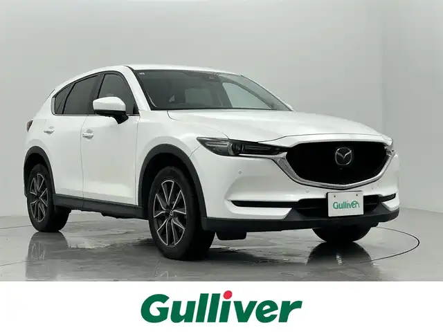 マツダ ＣＸ－５ XD Lパッケージ 熊本県 2019(令1)年 5.1万km スノーフレイクホワイトパールマイカ 純正ナビ/BOSEサウンド/360°ビューモニター/SBS/レーンキープアシスト/標識認識機能/オートハイビーム/ヘッドアップディスプレイ/レーダークルーズコントロール/パワーバックドア/レザーシート/シートヒーター/ステアリングヒーター/ETC/電動パーキングブレーキ/ブレーキホールド/スペアキー