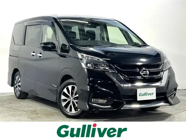 日産 セレナ ハイウェイスター Vセレクション 大阪府 2017(平29)年 2.2万km ダイヤモンドブラック ProPILOT 純正9incナビ(フルセグ/DVD再生/Bluetooth) 360カメラ 後席モニター デジタルインナーミラー ETC 衝突軽減 レーダークルコン パークアシスト ドラレコ