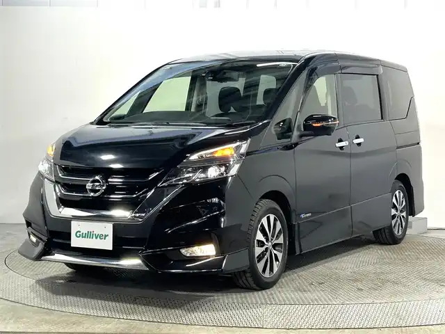 日産 セレナ ハイウェイスター Vセレクション 大阪府 2017(平29)年 2.2万km ダイヤモンドブラック ProPILOT 純正9incナビ(フルセグ/DVD再生/Bluetooth) 360カメラ 後席モニター デジタルインナーミラー ETC 衝突軽減 レーダークルコン パークアシスト ドラレコ