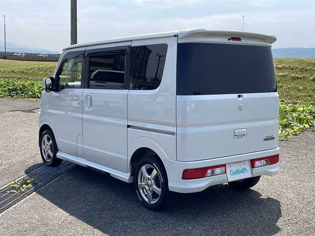 スズキ エブリィ ワゴン PZターボ スペシャル 新潟県 2016(平28)年 6.8万km パールホワイト 4WD/社外メモリナビ(AVIC-RZ33)/CD/DVD/ワンセグテレビ/バックカメラ/ETC/衝突被害軽減ブレーキ/両側パワースライドドア/ベンチシート/運転席シートヒーター /ステアリングスイッチ/スマートキー/プッシュスタート/キセノンヘッドライト/オートライト/フォグランプ/社外14インチアルミホイール