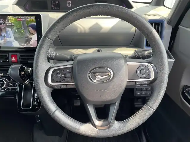 ダイハツ タント カスタム RS セレクション 熊本県 2020(令2)年 9.8万km レーザーブルークリスタルシャイン ワンオーナー/純正ナビ/・AM/FM/CD/DVD/SD/iPod/BT/・フルセグTV/バックカメラ/スマートアシスト３/・衝突警報機能/・衝突回避支援ブレーキ機能/・車線逸脱警報機能/・誤発進抑制機能（前方・後方）/・先行車発進お知らせ機能/クリアランスソナー/前後コーナーセンサー/360°ドライブレコーダー/ビルトインETC/アダプティブクルーズコントロール/革巻きステアリング/・ステアリングリモコン/ハーフレザーシート/・D/N席シートヒーター/オートライト/・フォグランプ/・LEDライト/電動格納ミラー/・ウィンカーミラー/両側電動ドア/純正フロアマット/純正ドアバイザー/スマートキー/・スペアキー