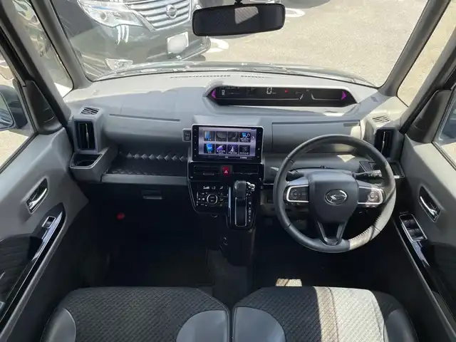 ダイハツ タント カスタム RS セレクション 大阪府 2020(令2)年 9.8万km レーザーブルークリスタルシャイン (株)IDOMが運営する【じしゃロン東大阪店】の自社ローン専用車両になりますこちらは現金またはオートローンご利用時の価格です。自社ローンご希望の方は別途その旨お申付け下さい/ワンオーナー/純正9インチナビ【NSZN-Y70DS】/(AM/FM/CD/DVD/SD/iPod/BT/フルセグTV)/バックカメラ/スマートアシスト３/・衝突警報機能/・衝突回避支援ブレーキ機能/・車線逸脱警報機能/・誤発進抑制機能（前方・後方）/・先行車発進お知らせ機能/クリアランスソナー/360°ドライブレコーダー/ビルトインETC/アダプティブクルーズコントロール/オートハイビーム/革巻きステアリング/ステアリングリモコン/ハーフレザーシート/D/N席シートヒーター/LEDヘッドライト/電動格納ミラー/両側電動ドア/純正フロアマット/純正ドアバイザー/スマートキー＆プッシュスタート/取説＆保証書/スペアスマートキー