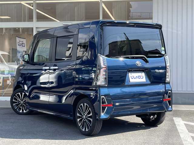 ダイハツ タント カスタム RS セレクション 大阪府 2020(令2)年 9.8万km レーザーブルークリスタルシャイン (株)IDOMが運営する【じしゃロン東大阪店】の自社ローン専用車両になりますこちらは現金またはオートローンご利用時の価格です。自社ローンご希望の方は別途その旨お申付け下さい/ワンオーナー/純正9インチナビ【NSZN-Y70DS】/(AM/FM/CD/DVD/SD/iPod/BT/フルセグTV)/バックカメラ/スマートアシスト３/・衝突警報機能/・衝突回避支援ブレーキ機能/・車線逸脱警報機能/・誤発進抑制機能（前方・後方）/・先行車発進お知らせ機能/クリアランスソナー/360°ドライブレコーダー/ビルトインETC/アダプティブクルーズコントロール/オートハイビーム/革巻きステアリング/ステアリングリモコン/ハーフレザーシート/D/N席シートヒーター/LEDヘッドライト/電動格納ミラー/両側電動ドア/純正フロアマット/純正ドアバイザー/スマートキー＆プッシュスタート/取説＆保証書/スペアスマートキー
