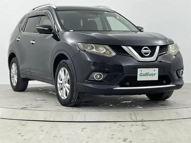 日産 エクストレイル 20Xt エマージェンシーブレーキ 熊本県 2016(平28)年 6万km ダイヤモンドブラック 純正ナビ/全方位カメラ/レーダークルーズコントロール/シートヒーター/バックカメラ/電動リアゲート/コーナーセンサー/純正アルミホイール/ルーフレール/LEDヘッドライト/ドライブレコーダー/ETC/衝突軽減システム/CD DVD/Bluetooth/ステアリングスイッチ/スマートキー/プッシュスタート