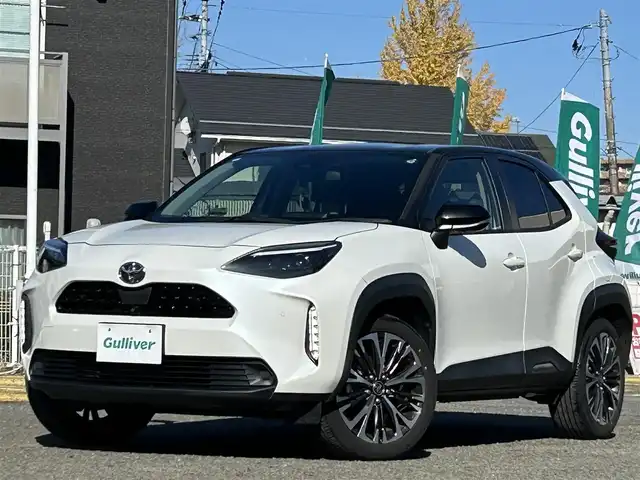トヨタ ヤリスクロス Z 宮城県 2021(令3)年 1.8万km ブラックマイカ/ホワイトパールクリスタルシャイン 2トーン /ワンオーナー//ディスプレイオーディオナビ//FM/AM/BT/USB/スマートフォン連携//アラウンドビューモニター//ハーフレザーシート//前席シートヒーター/D席パワーシート//レーダークルーズコントロール//プリクラッシュセーフティ//クリアランスソナー//ブラインドスポットモニター//レーンキープアシスト//ビルトインETC//LEDヘッドライト/オートハイビーム//社外AWスタッドレスタイヤ積込(205/65R16)