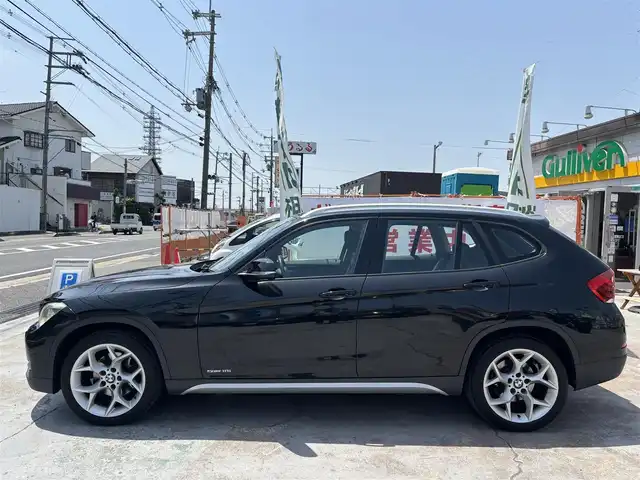 ＢＭＷ Ｘ１ sDrive 18i 京都府 2014(平26)年 7.7万km サファイアブラックP 禁煙車/ETC/AUX/ハーフレザー/キセノン/スマートキー２個/１８インチアルミホイール/保証書/