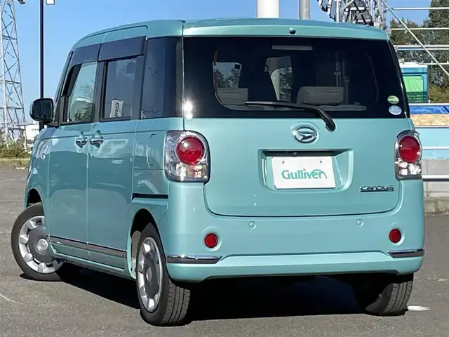 ダイハツ ムーヴ キャンバス X LTD メイクアップ SA Ⅲ 道央・札幌 2017(平29)年 6.3万km ファインミントメタリック ４WD/純正SDナビ/AM/FM/CD/DVD/BT/SD/フルセグ/衝突被害軽減ブレーキ/横滑り防止装置/レーンキープアシスト/コーナーセンサー/バックカメラ/ETC/ドライブレコーダー/アイドリングストップ/両側パワースライドドア/ステアリングリモコン/プッシュスタート/スマートキー/ハロゲンヘッドライト/オートライト/オートマチックハイビーム/フォグランプ/ヘッドライトレベライザー/電動格納ミラー/純正フロアマット/ドアバイザー/革調シートカバー