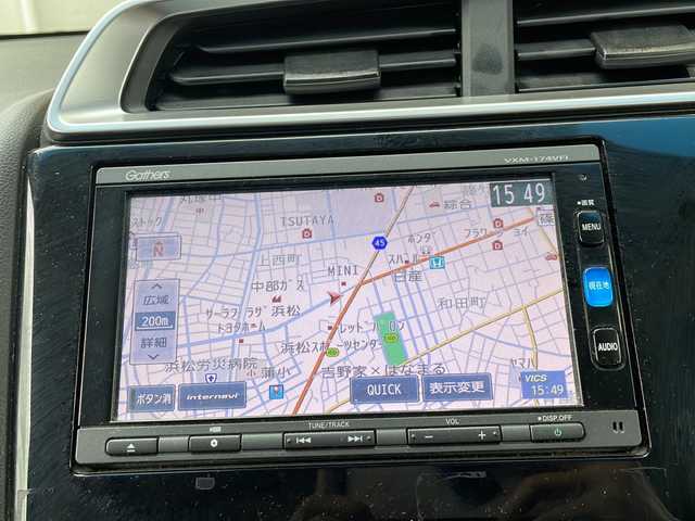 ホンダ フィット 13G Fパッケージ 静岡県 2016(平28)年 16.2万km プレミアムホワイトパールⅡ 純正SDナビ/・CD/・DVD/・ワンセグTV/・Bluetooth/・USB/・AM/・FM/主要装備/・Bカメラ/・前方ドラレコ/・スマートキー/・プッシュスタート/・純正フロアマット/・AAC/・ステアリングスイッチ