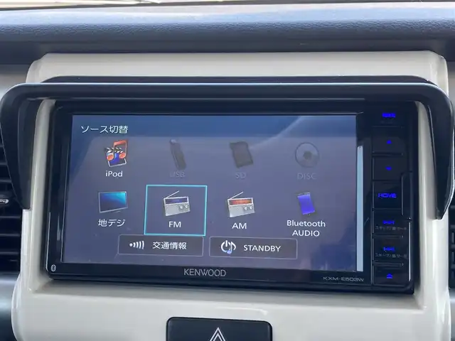 スズキ ハスラー J 島根県 2019(令1)年 0.8万km フェニックスレッドパール/ブルーイッシュブラックパール ワンオーナー /社外メモリナビ (CD/DVD/BT/フルセグ)/衝突被害軽減ブレーキ/車線逸脱警告/前方ドライブレコーダー/アイドリングストップ/運転席シートヒーター/オートライト/LEDヘッドライト/ステアリングリモコン/電動格納ミラー/純正ドアバイザー/純正フロアマット/社外AW付きスタッドレスタイヤ積み込み/取扱説明書/保証書/スペアキー×1