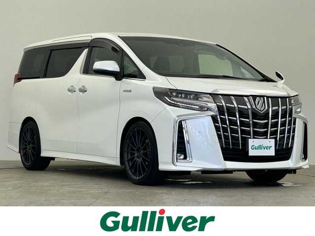 トヨタ アルファードハイブリット SR 千葉県 2020(令2)年 2.6万km ホワイトパールクリスタルシャイン トヨタセーフティセンス/　・プリクラッシュセーフティ/　・オートマチックハイビーム /　・レーンディパーチャーアラート（LDA）/　・ロードサインアシスト（RSA）/　・先行車発進お知らせ機能/　・BSM/　・クリアランスソナー /　・レーダークルーズコントロール/純正ディスプレイオーディオ/　ナビキット/フルセグTV/CD/DVD/BT/純正12インチフリップダウンモニター/デジタルインナーミラー/両側パワースライドドア/パワーバックドア/ビルトインETC2.0/ブラックレザーシート/パワーシート/前席シートヒーター/エアシート/LEDヘッドライト/フォグライト/社外20インチアルミホイール/TEIN車高調