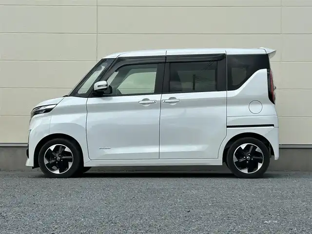 日産 ルークス ハイウェイスター X 茨城県 2020(令2)年 7.9万km ホワイトパール 純正ナビ/フルセグTV/Bluetooth接続/全方位カメラ/両側パワースライド/純正ドアバイザー/DVD再生機能/クリアランスソナー/LEDヘッドライト/純正フロアマット/純正１４インチアルミホイール/スマートキー/プッシュスタート
